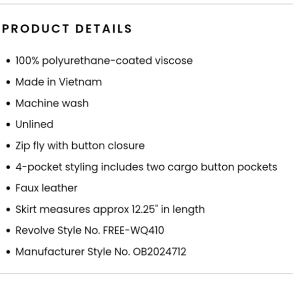 NWT Free People We The Free Mod Moment Mini Skirt in Stone Combo Size 29 - Picture 4 of 13